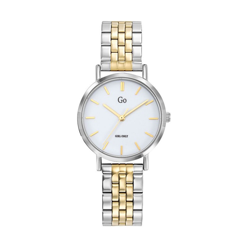 Montre Analogique Go Girl Only Bracelet Métal Bicolore