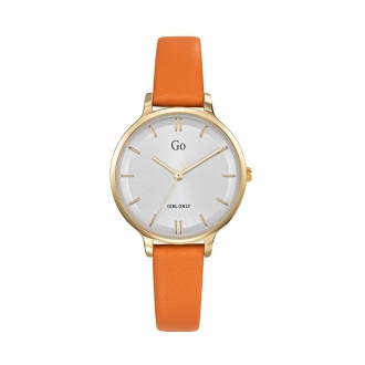 MONTRE GO CUIR ORANGE