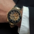 MONTRE MONTIGNAC AUTOMATIQUE black/gold