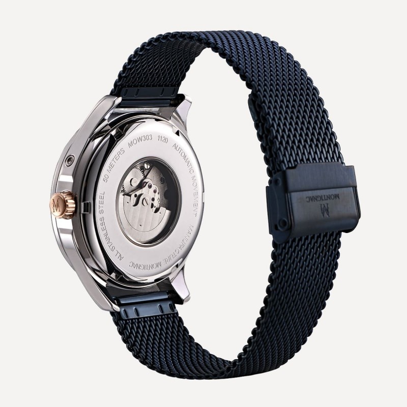 Montre montignac automatique bleu
