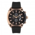 Montre Lee Cooper homme noire/dorée rose