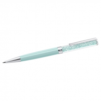 Stylo à bille Swarovski Crystalline métal vert d'eau