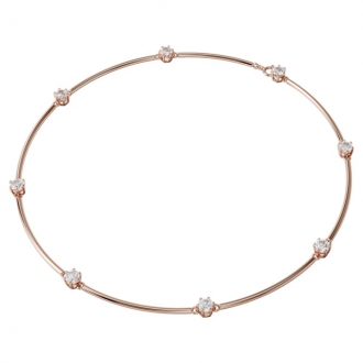 Collier Constellation en métal doré rose 