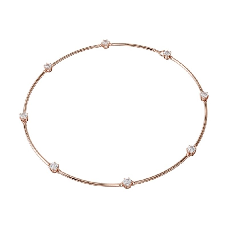 Collier Constellation en métal doré rose 