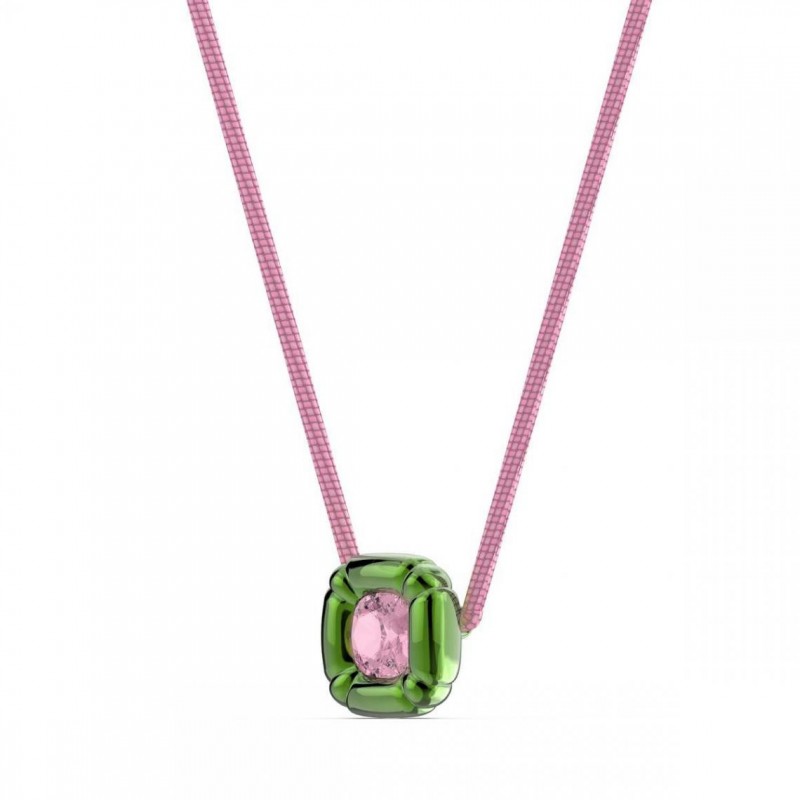 Collier femme swarovski collection Dulcis vert et rose