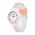 Montre femme TEEN/RIDER BRACELET SILICONE BLANC ET ROSE