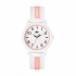 Montre femme TEEN/RIDER BRACELET SILICONE BLANC ET ROSE