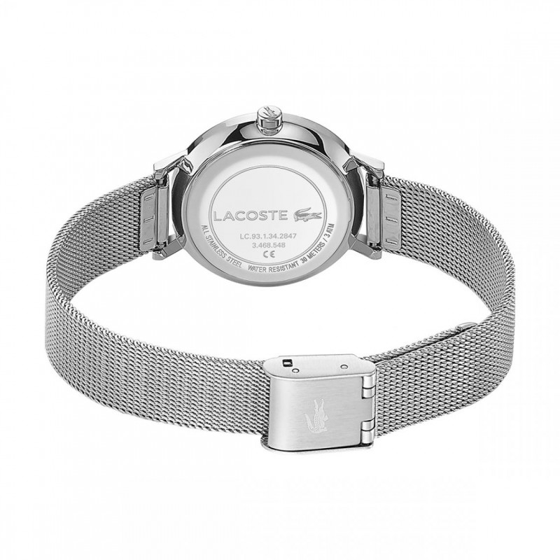 Montre Femme Lacoste mini MOON cuir rose pastel