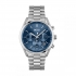 Montre homme boss acier argenté cadran bleu