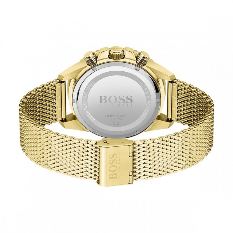 Montre Admiral homme boss acier couleur argent et noire