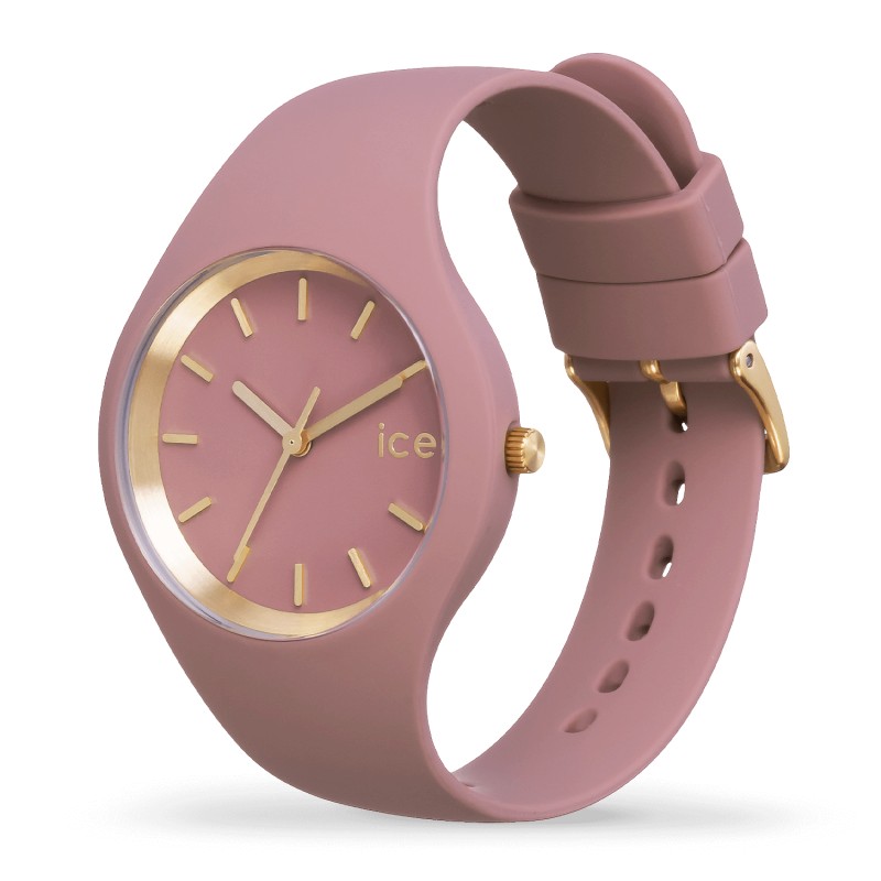 Montre Ice Watch Glam Brushed - fall rose Small