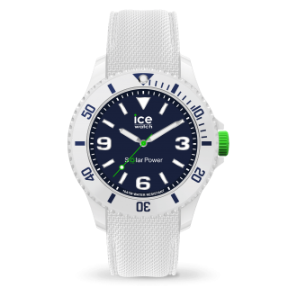 Montre Ice Watch sixty nine white blue Solar Medium