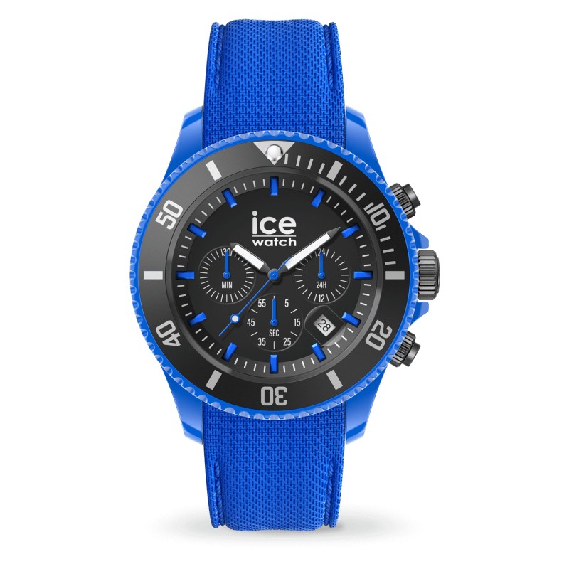 Montre Ice Watch Chrono neon blue Large