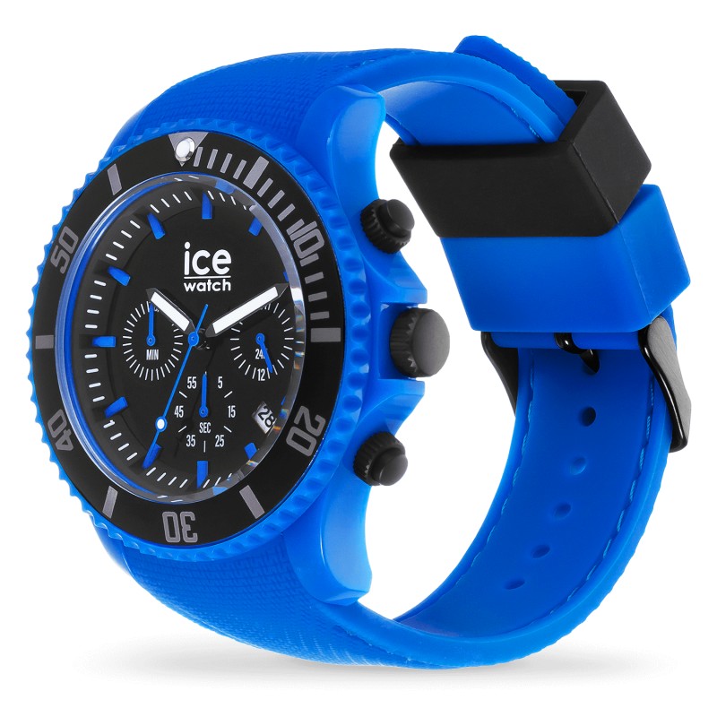 Montre Ice Watch Chrono neon blue Large