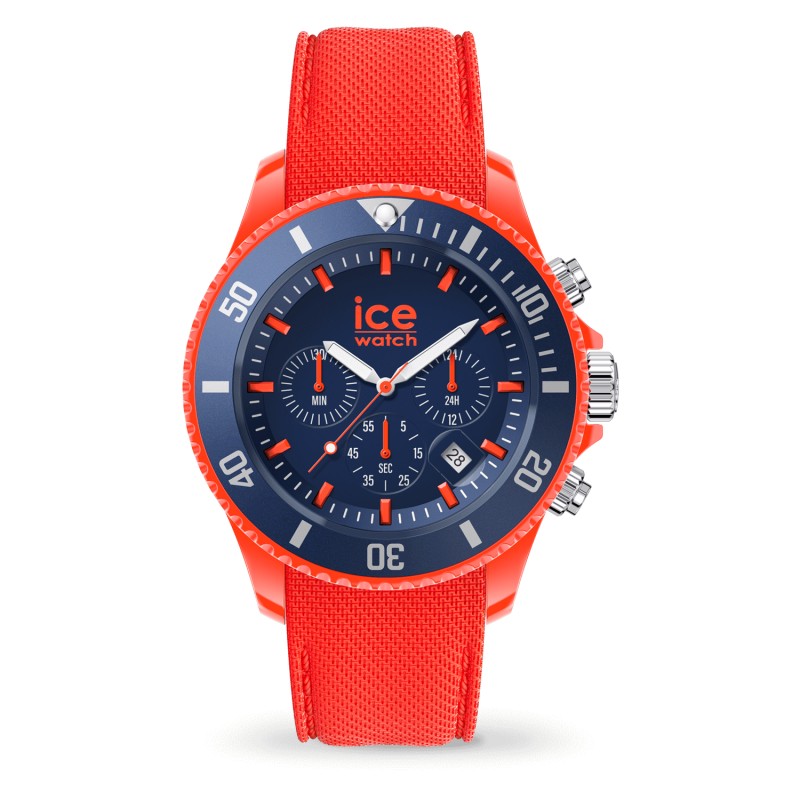 Montre Ice Watch Chrono orange blue Large