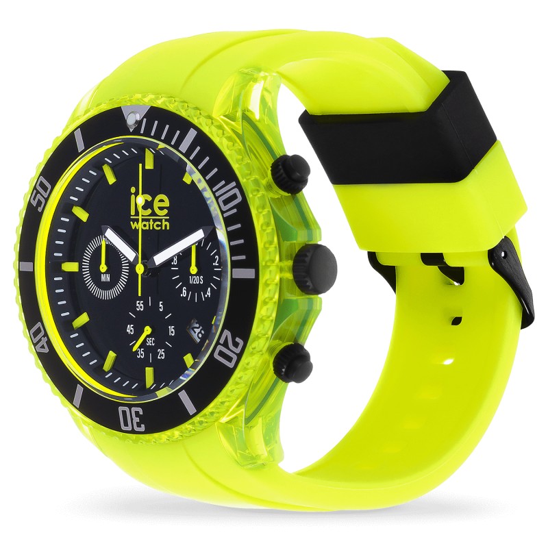 Montre Ice Watch Chrono neon yellow Large