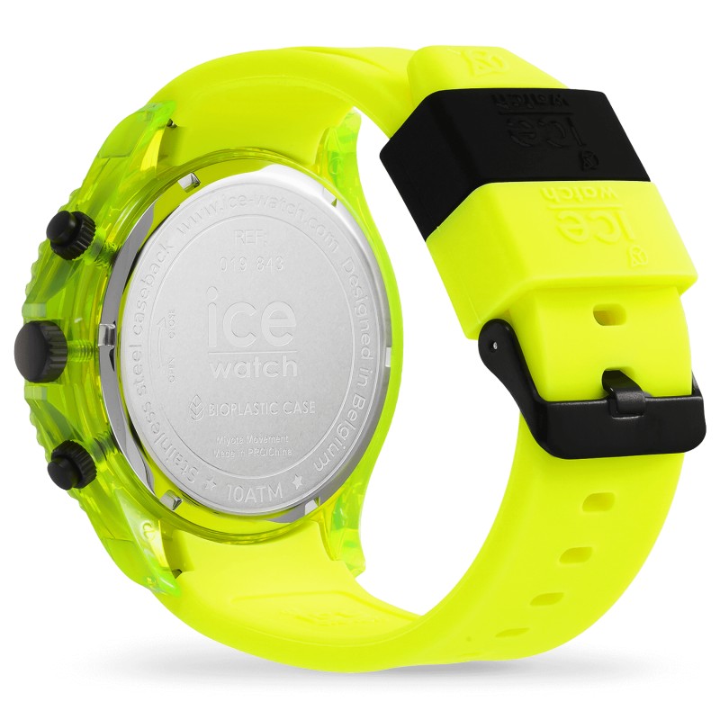 Montre Ice Watch Chrono neon yellow Large