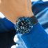 Montre Ice Watch Chrono black blue XL