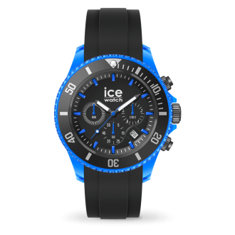 Montre Ice Watch Chrono black blue XL