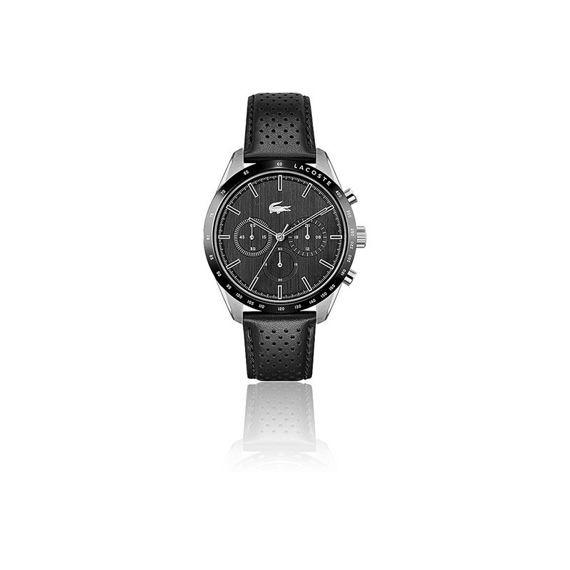 Montre Homme Lacoste Boston en cuir noir