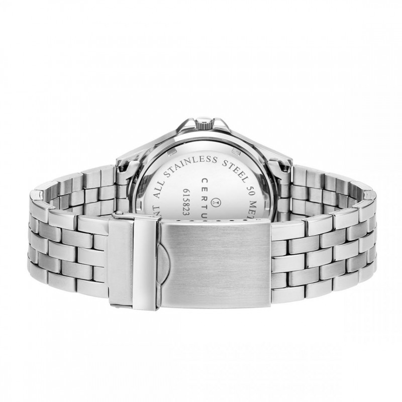 Montre analogique Certus bracelet acier argenté