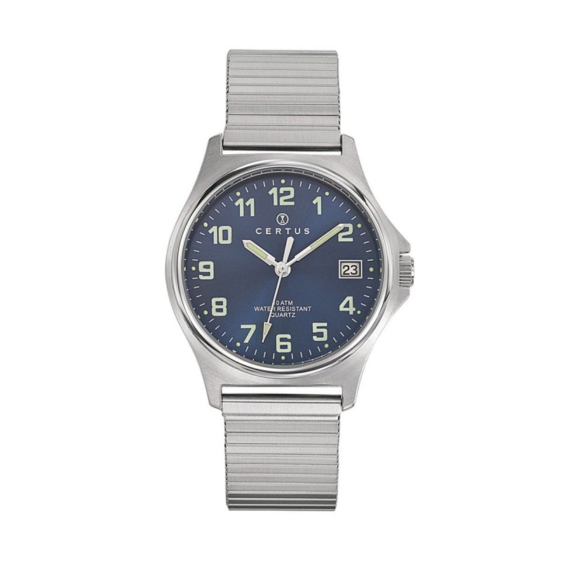 Montre analogique Certus bracelet acier argenté