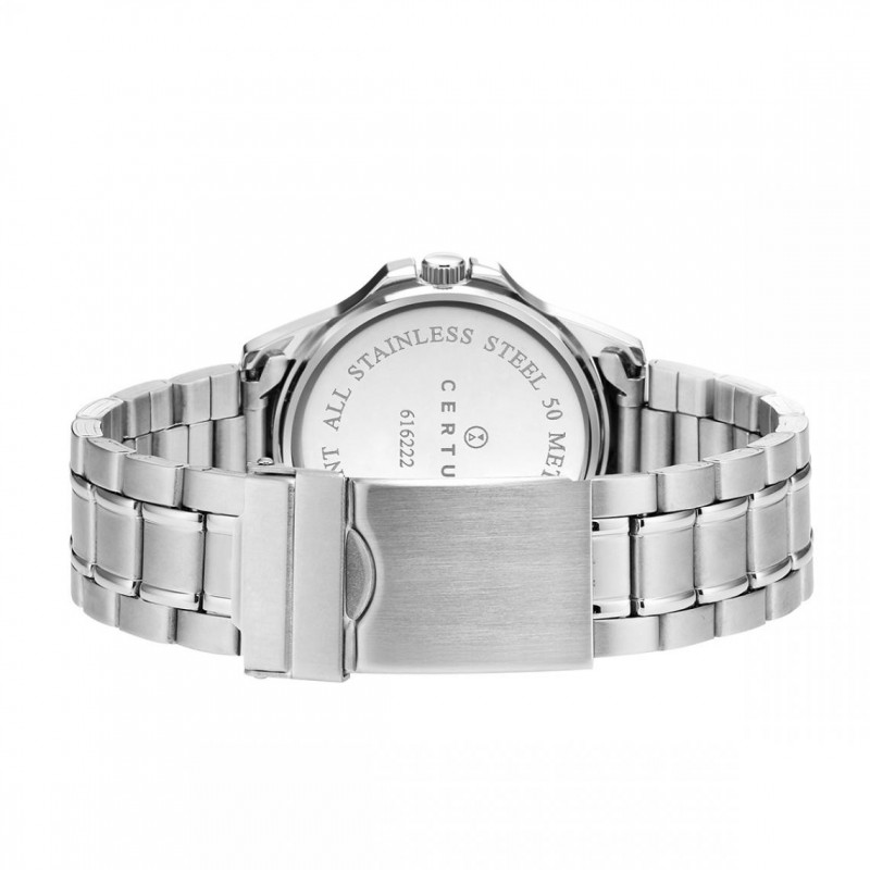 Montre analogique Certus bracelet acier argenté
