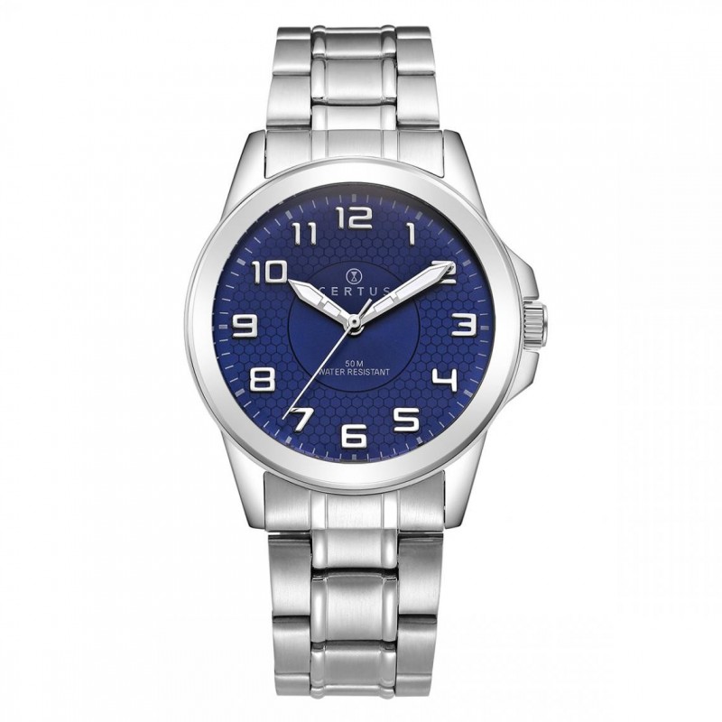 Montre analogique Certus bracelet acier argenté