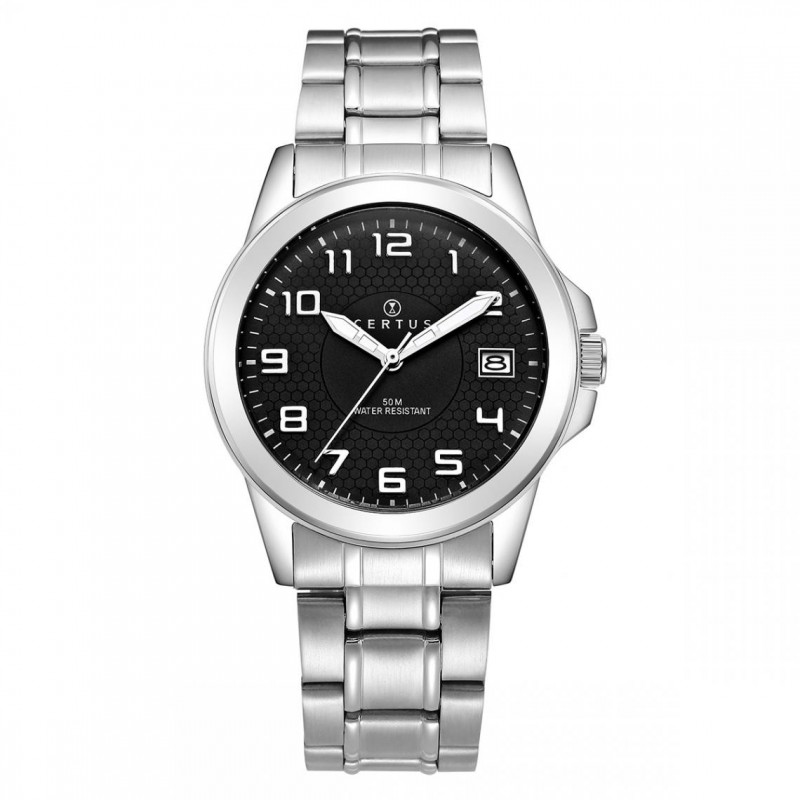 Montre analogique Certus bracelet acier argenté