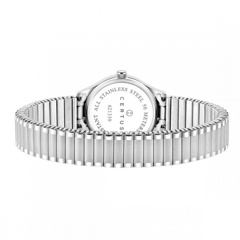 Montre analogique Certus bracelet acier argenté