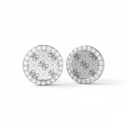 Boucles d'oreilles argentées Guess