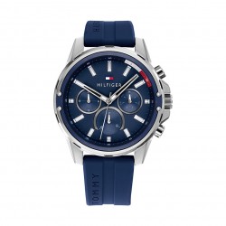 Montre homme tommy hilfiger silicone bleu