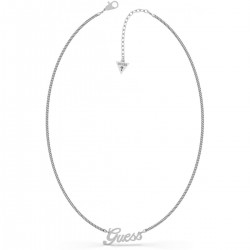 Collier acier rhodié couleur argent de la marque Guess