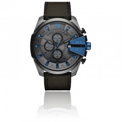 Montre Diesel Mega Chief Bleu et Gris