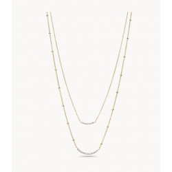 Collier Double Chaîne Collection Multirang Sutton Shine Bright en acier inoxydable