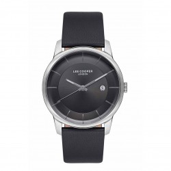 Montre Homme Bracelet en Cuir Gris