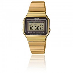 Montre Casio en Acier Doré