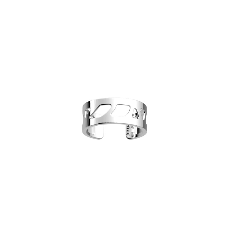 BAGUE LES GEORGETTES PERROQUET LAITON ARGENTÉ 8MM