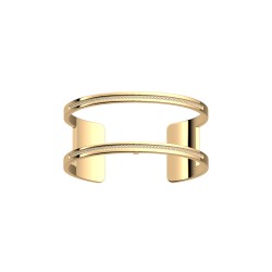 Bracelet Les Georgettes pure précieuse 25 mm taille plus finition or brillant