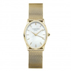 Montre Femme Rosefield Oval Bracelet en Acier Doré