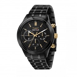 Montre Homme Sector Bracelet en Acier Noir