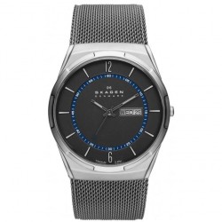 Montre Skagen Argenté Ronde pour Hommes