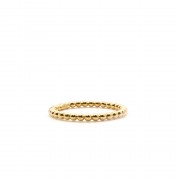 Bague Carador anneau boules fines en plaqué or Bague Carador anneau boules fines en plaqué or