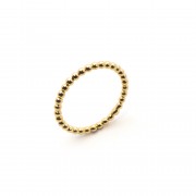 Bague Carador anneau boules fines en plaqué or Bague Carador anneau boules fines en plaqué or