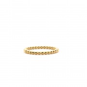 Bague Carador anneau boules fines en plaqué or Bague Carador anneau boules fines en plaqué or