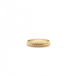 Bague type alliance fantaisie Femme Or Jaune 375