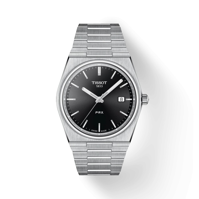 MONTRE ANALOGIQUE TISSOT PRX 40 MM BRACELET EN ACIER ARGENTE
