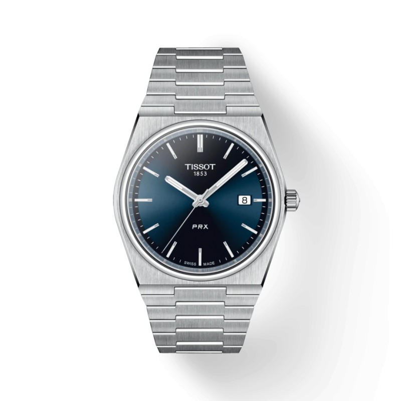 MONTRE ANALOGIQUE TISSOT PRX 40 MM BRACELET EN ACIER ARGENTE