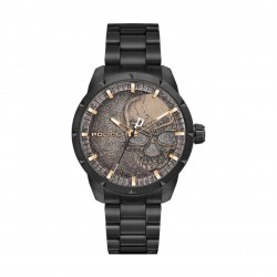 Montre Homme Police Collection Neist Bracelet en Acier Noir