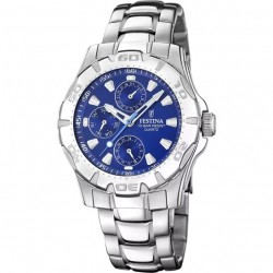 Montre Homme Festina Collection Multifonctions Bracelet en Acier